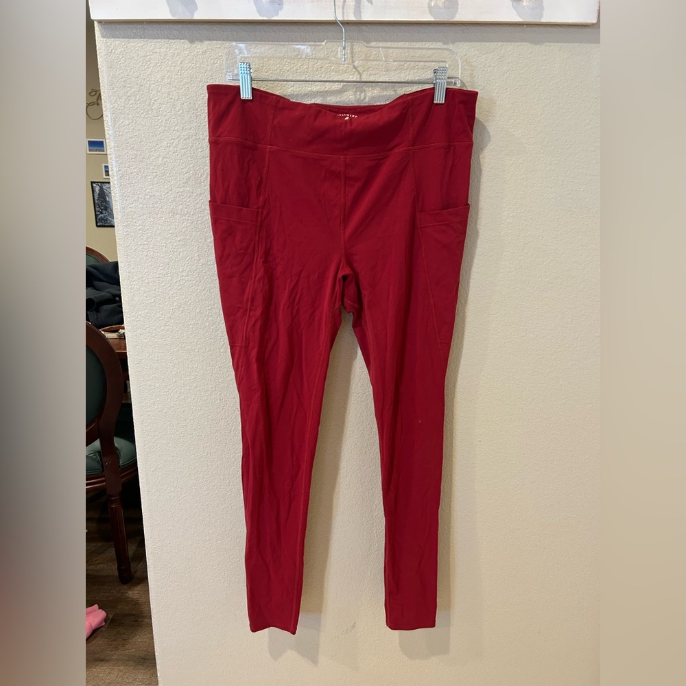 Idyllwind Red Leggings with Pockets XL